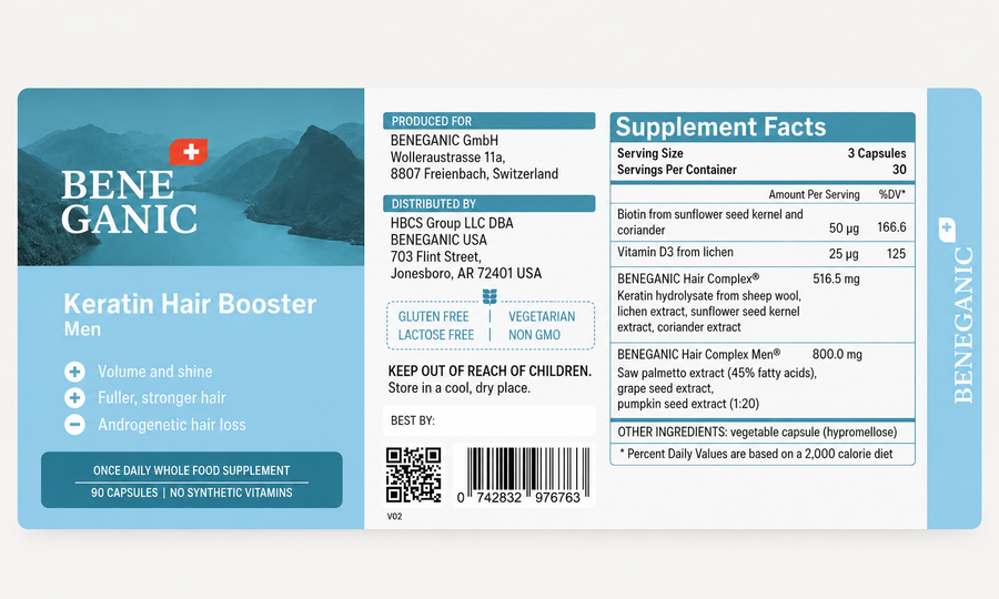 Keratin Hair Booster - Men